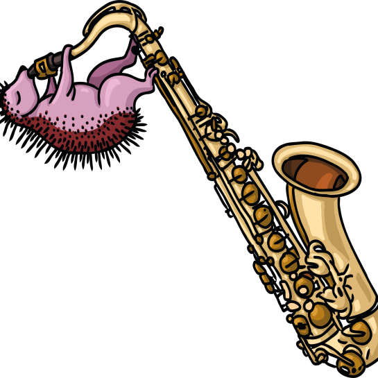 illustratie saxofoon